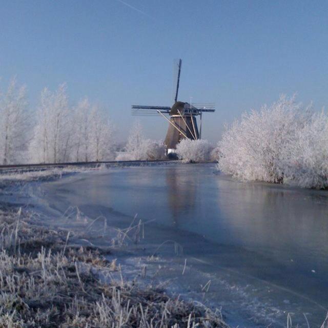 Mondriaanmolen, A Real Windmill Close To Amsterdam Abcoude Eksteriør bilde